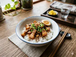 Lu Rou Fan (Taiwanese Braised Pork Rice)
